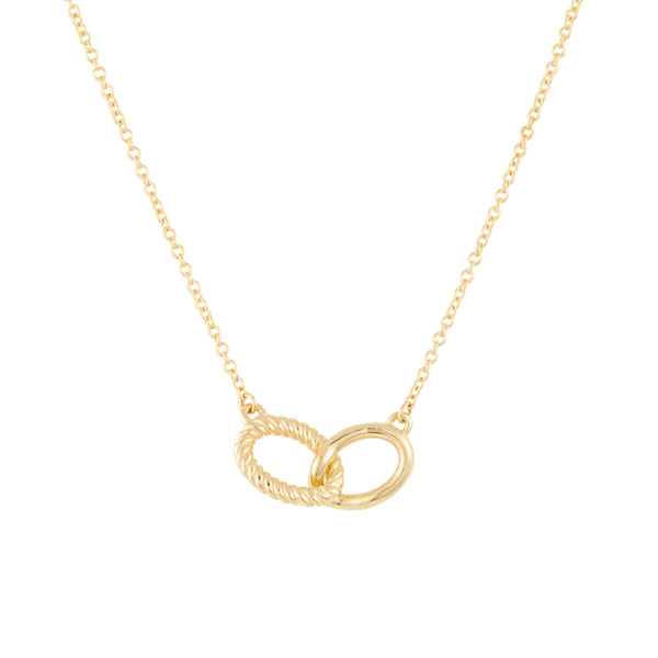 FX0290 925 Sterling Silver Duo Necklace