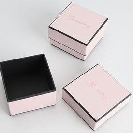 New products pink custom logo necklace boxes packaging - Necklace