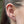 FE0198 925 Sterling Silver  Black Stone Earrings