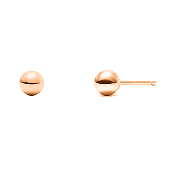 FE0735 925 Sterling Silver Sphere Studs Earrings
