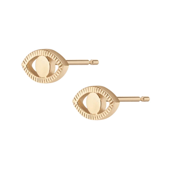 FE0261 925 Sterling Silver Infinity Evil Eye Earrings