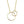 FX0259 925 Sterling Silver Connection Circle Necklace