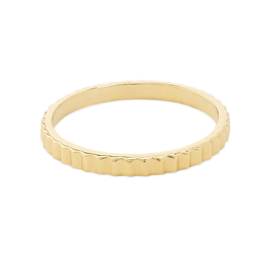FJ0246 925 Sterling Silver Eternity Line Band Ring