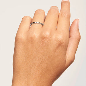 FJ0236 925 Sterling Silver Simple Ring