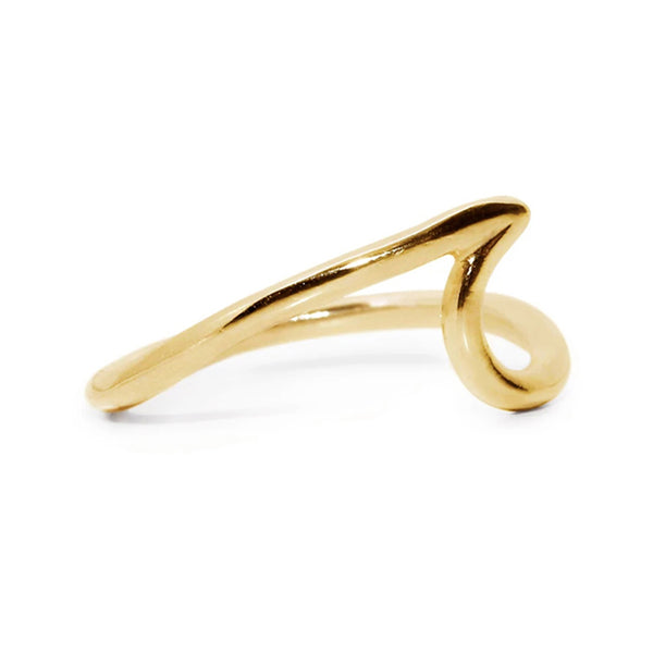 FJ0200 925 Sterling Silver Wavy Ring