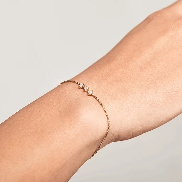 FS0097 925 Sterling Silver Pearl Bracelet