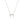 FX0038 925 Sterling Silver luxe horn necklace