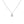 FX0078 925 Sterling Silver Diamond Signet Pendant Necklace