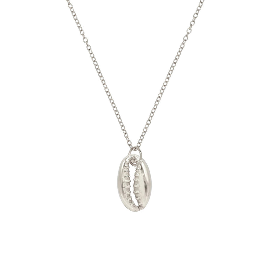 FX0027 925 Sterling Silver Cowrie Shell Necklace
