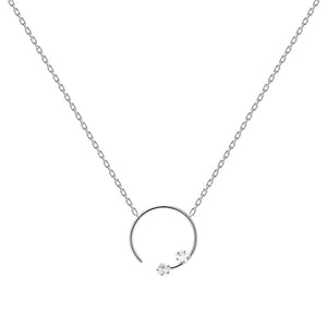 FX0267 925 Sterling Silver Trendy Pendant Necklace