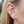 FE0227 925 Sterling Silver Jewelled Barbell Stud Earrings