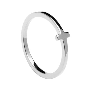 FJ0218 925 Sterling Silver Mini Stick Ring