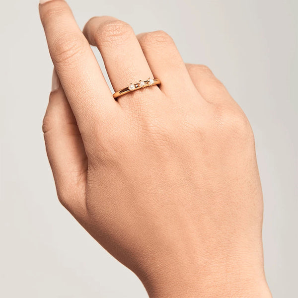 FJ0235 925 Sterling Silver Pearl Ring