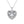 XPPY1127 925 Sterling Silver Heart Pendant Photo Charm