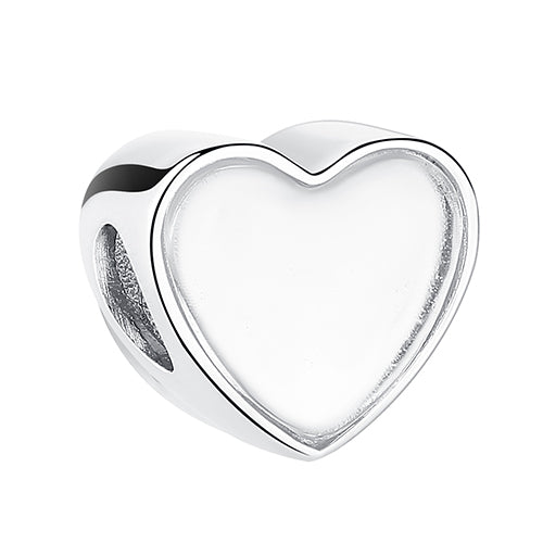 XPPY1107 925 Sterling Silver I Love You Yellow Zironia Heart Charms