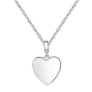XPDZ1020 925 Sterling Silver Trendy heart-shaped photo beads