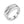 FJ0002 925 Sterling Silver Double Layered Ring