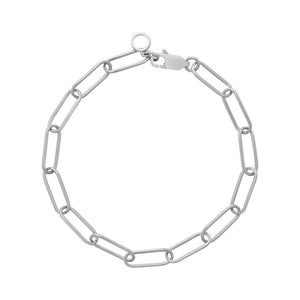 FS0112 925 Sterling Silver Bold Link Chain Bracelet
