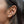 FE0184 925 Sterling Silver Mystic Baguette Spike Drop Stud Earrings