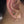 FE0029 925 Sterling Silver Horn Huggies Earrings