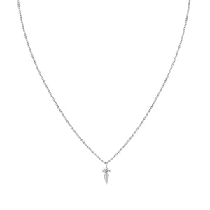 FX0064 925 Sterling Silver Mystic Spike Necklace