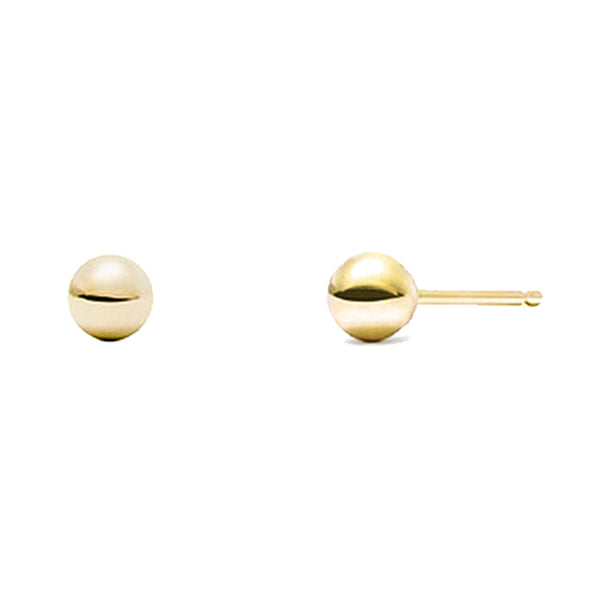 FE0735 925 Sterling Silver Sphere Studs Earrings
