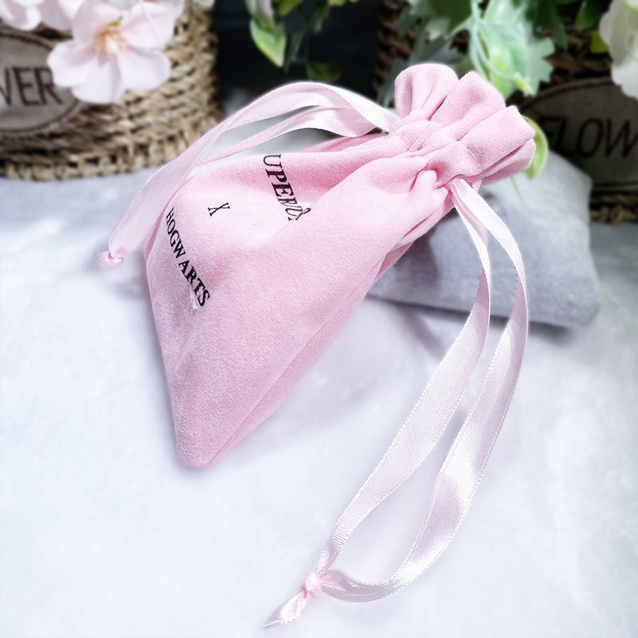 BZDZ04 pink velvet pouch(8*10cm)