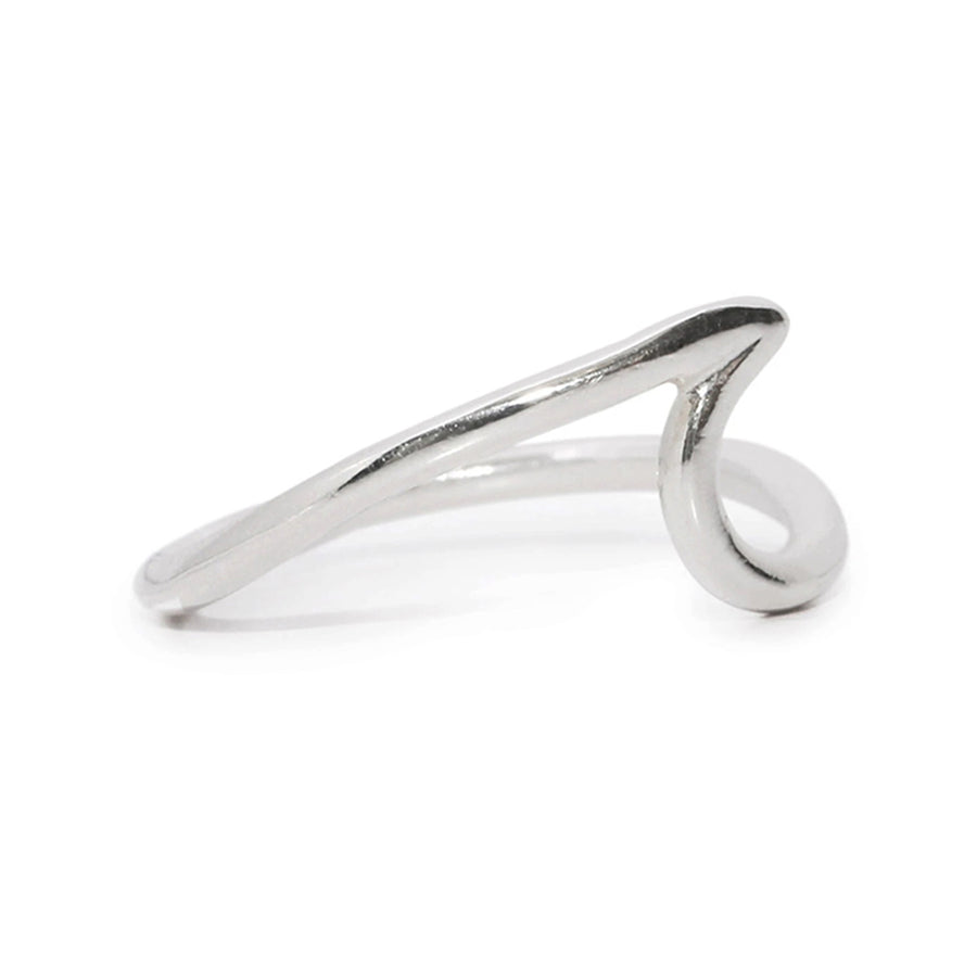 FJ0200 925 Sterling Silver Wavy Ring