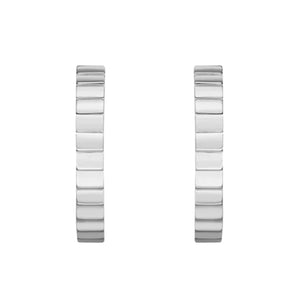 FE0243 925 Sterling Silver Infinity Hoop Earrings