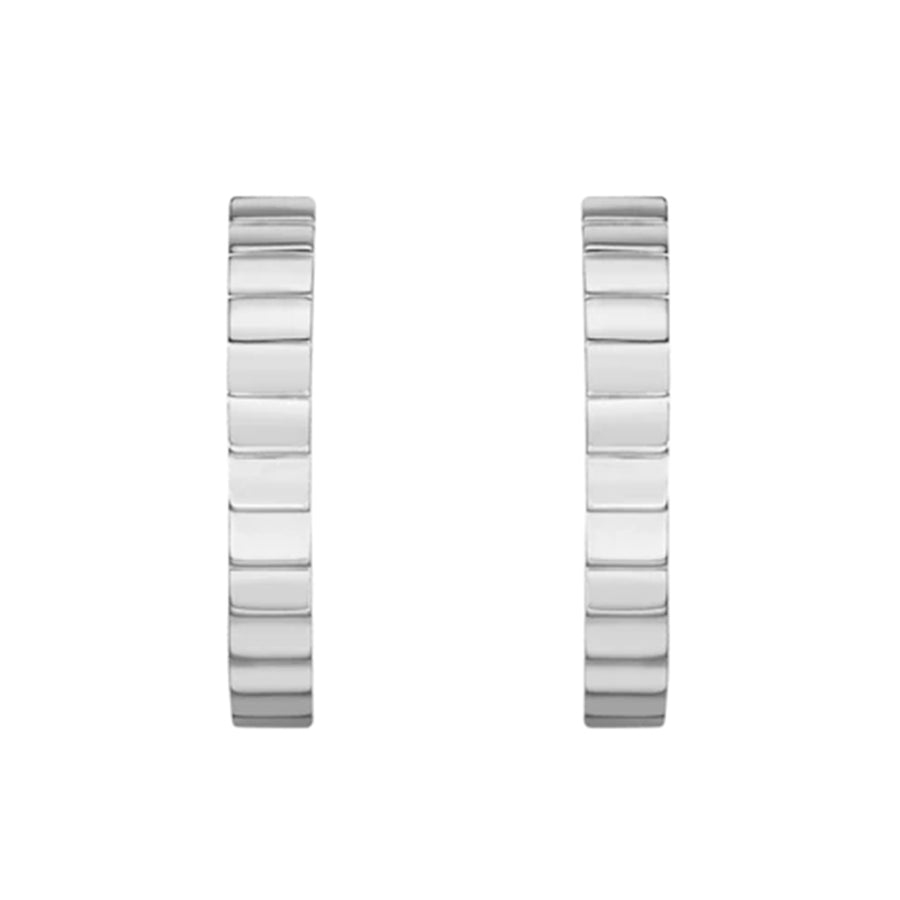 FE0243 925 Sterling Silver Infinity Hoop Earrings