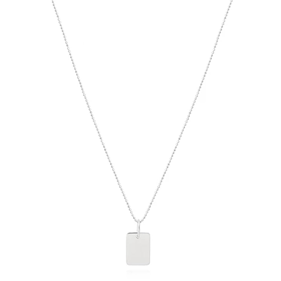 FX0049 925 Sterling Silver basic medium necklace