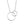 FX0259 925 Sterling Silver Connection Circle Necklace