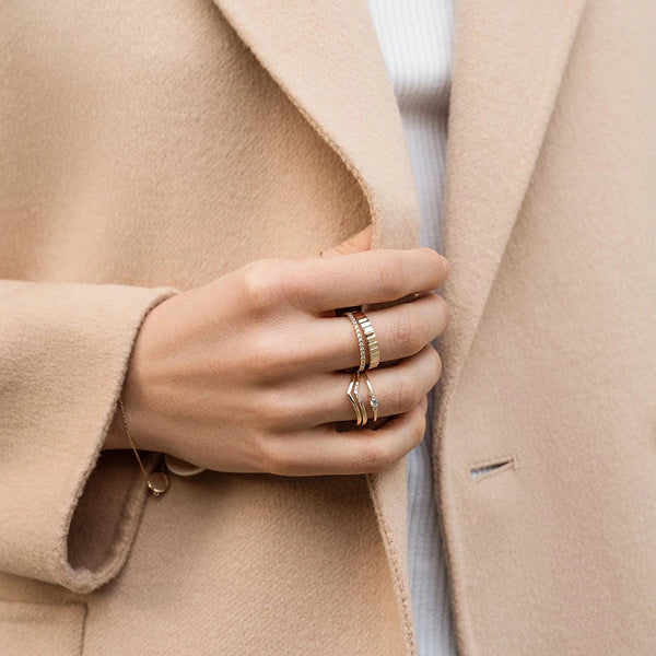 FJ0058 925 Sterling Silver Infinity Band Ring