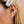 FE0234 925 Sterling Silver Teardrop Gem Conch Hoop Earrings