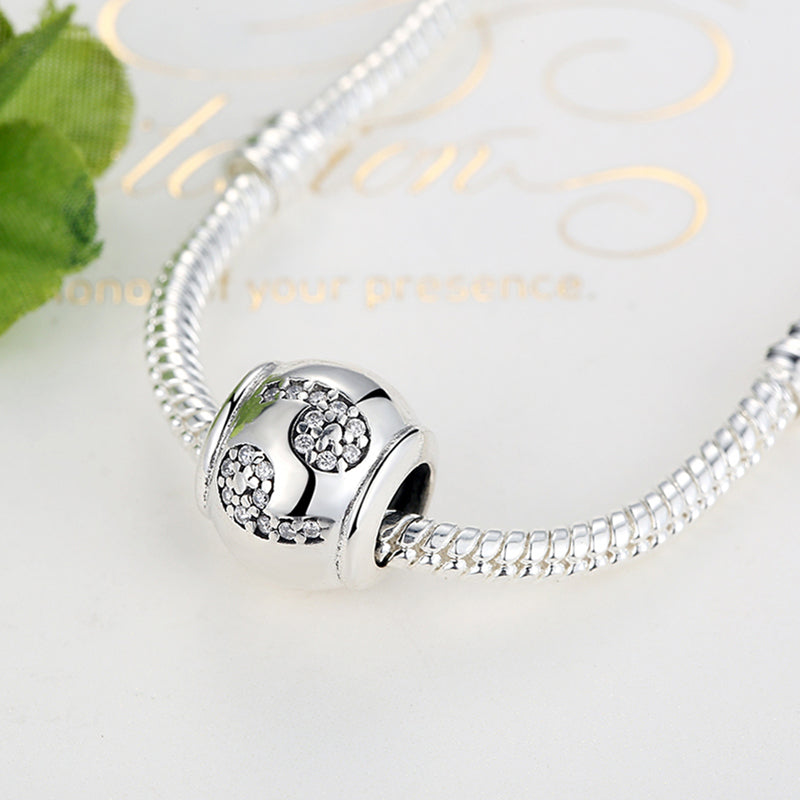 PY1116 925 Sterling Silver Cute Tadpole Beads