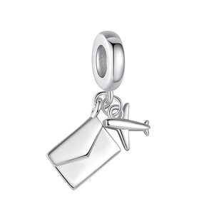 PY1950 925 Sterling Silver Best Wishes Pendant Charm
