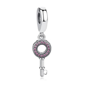 PY1722 925 Sterling Silver Key to Your Heart Charm