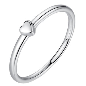 YJ1300 925 Sterling Silver You Are The Only One Heart Ring