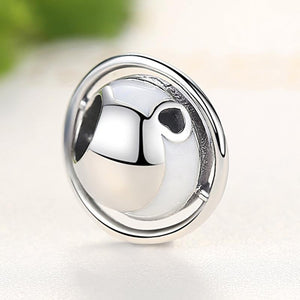 PY1735 925 Sterling Silver Magical Planet Charm Beads