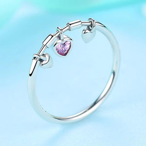 YJ1297 925 Sterling Silver You Are Always In My Heart Rings