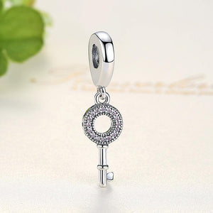 PY1722 925 Sterling Silver Key to Your Heart Charm