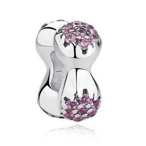 PY1715 S925 Sterling Silver Charm With CZ