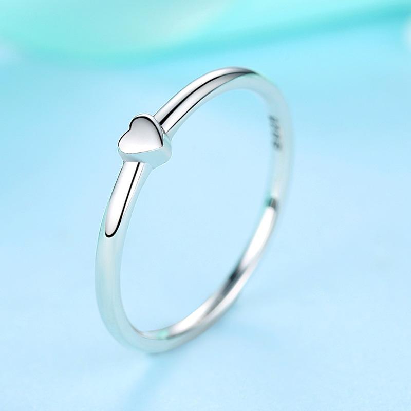 YJ1300 925 Sterling Silver You Are The Only One Heart Ring