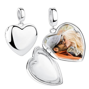 XPDZ1020 925 Sterling Silver Treasure the Love In Heart Pendant