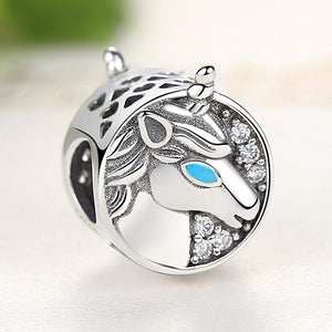 PY1746 925 Sterling Silver Inspirational Unicorn Charms