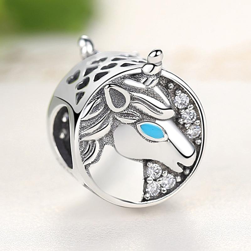 PY1746 925 Sterling Silver Inspirational Unicorn Charms