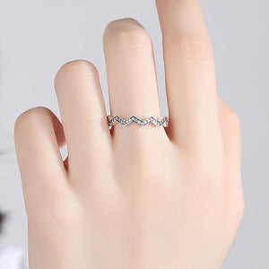 YJ1287 925 Sterling Silver One Love In Life Finger Ring