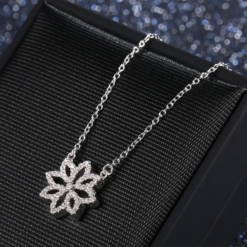 Silver Flower Necklace (only 2 pcs)