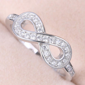 YJ2113  925 Sterling Silver Infinity Symbol Ring