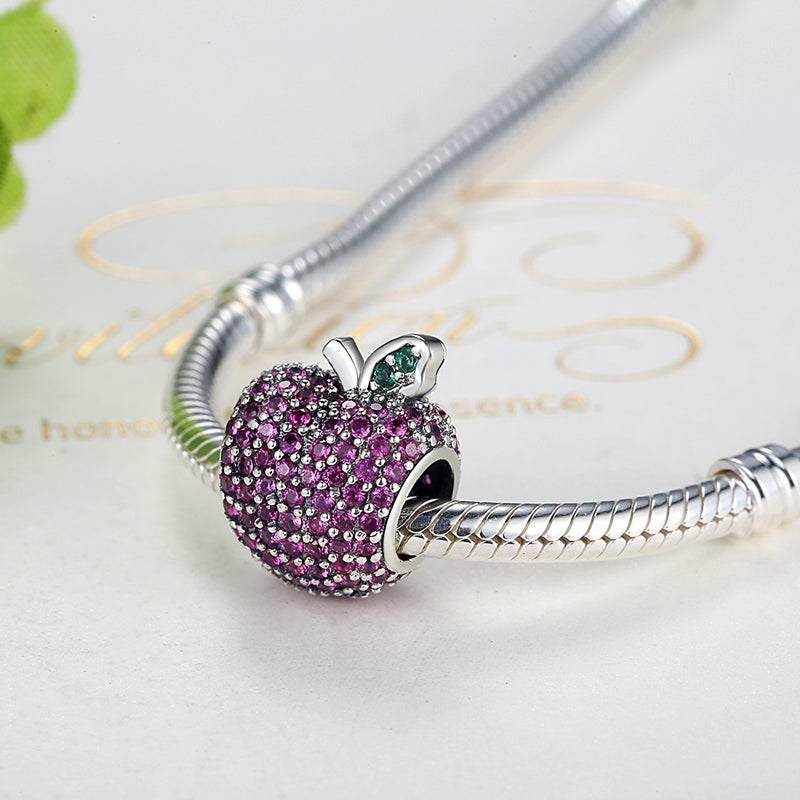 PY1137 925 Sterling Silver Apple Charm